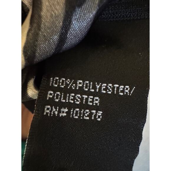 Nicole Miller Animal Print Medium Empire Waist Tie Button Up sz 14 Mobwife chic - Picture 4 of 6